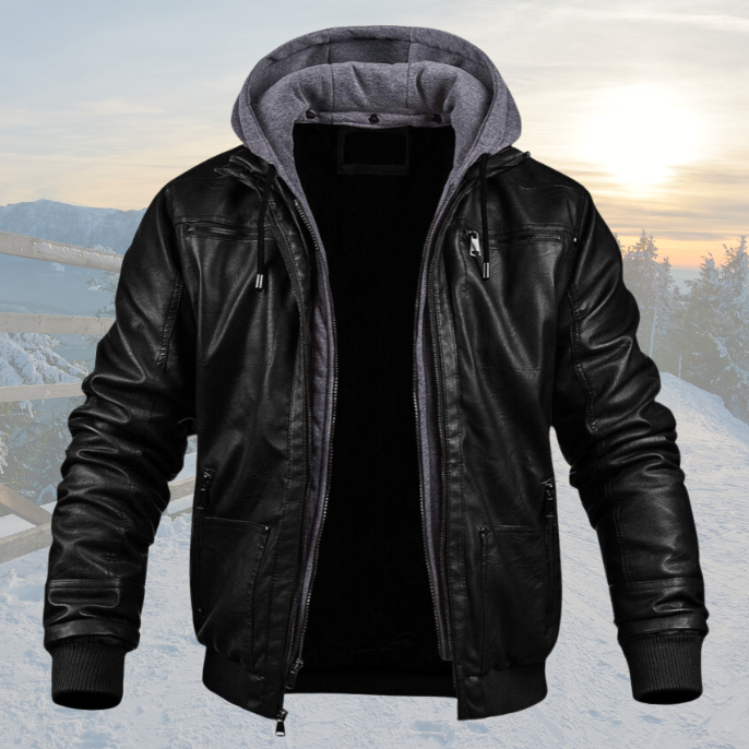 HUGO | VESTE D'HIVER EN CUIR