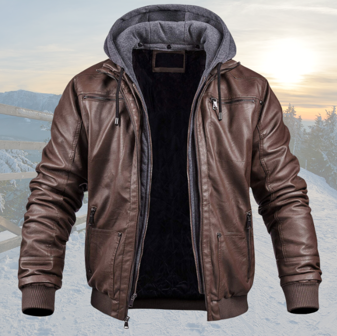 HUGO | VESTE D'HIVER EN CUIR