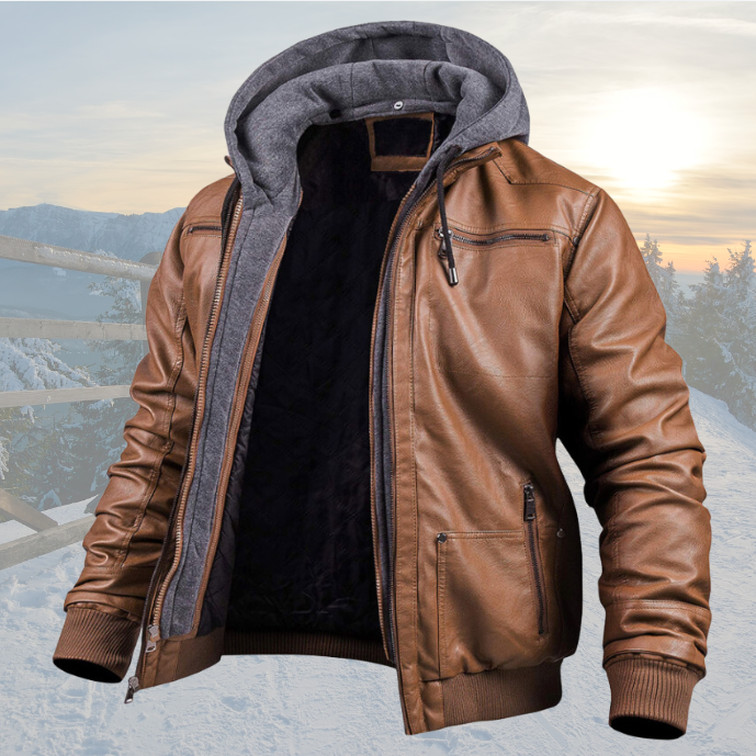 HUGO | VESTE D'HIVER EN CUIR