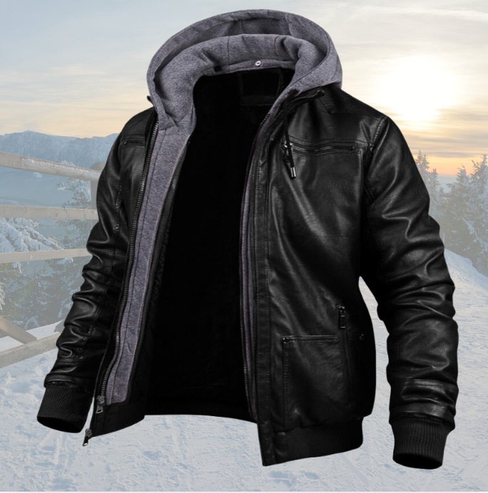 HUGO | VESTE D'HIVER EN CUIR